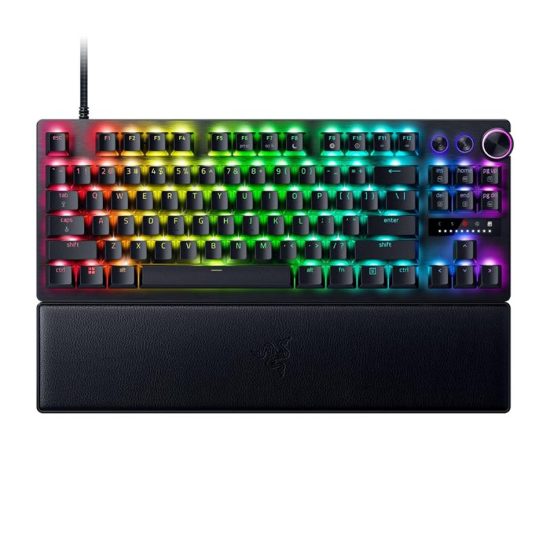 کیبورد باسیم گیمینگ ریزر مدل Huntsman V3 Pro (Open box) - مشکی, گارانتی شرکتی