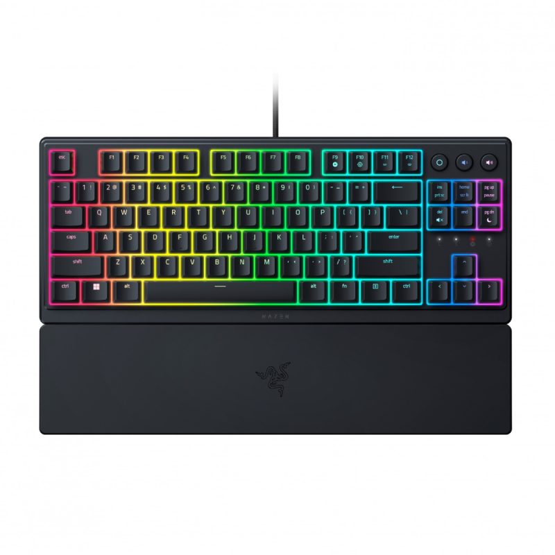 کیبورد باسیم گیمینگ ریزر مدل Ornata V3 Tenkeyless - مشکی, گارانتی شرکتی