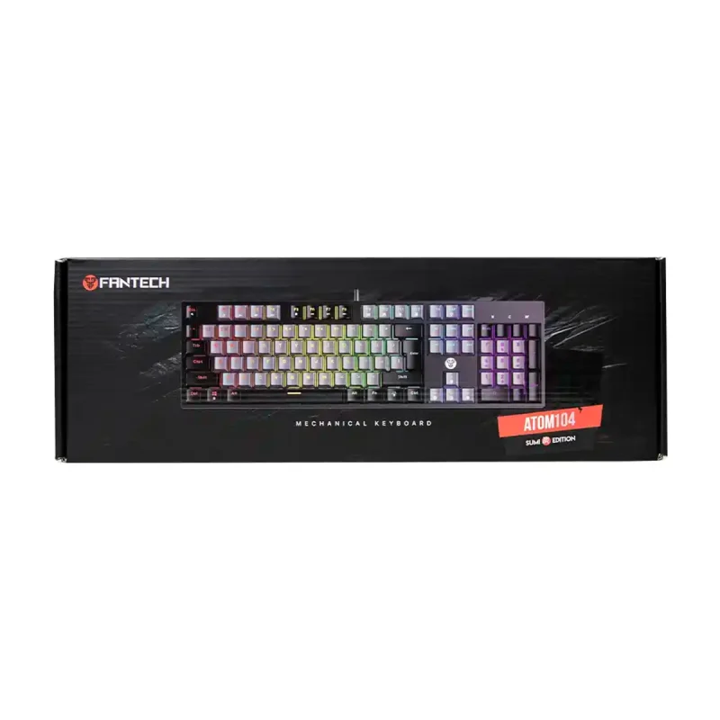 کیبورد باسیم گیمینگ فنتک مدل ATOM104 MK886V2 4