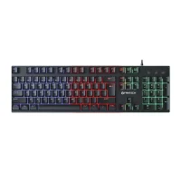 کیبورد باسیم گیمینگ فنتک مدل FIGHTER III K614L - مشکی, 18 ماه گارانتی داده پرداز رایانه متین