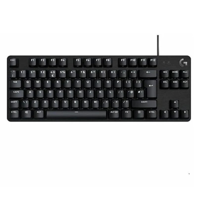 کیبورد باسیم گیمینگ لاجتیک مدل G412 TKL SE - مشکی, گارانتی شرکتی