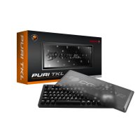 کیبورد باسیم گیمینگ کوگر مدل PURI TKL RGB (RED) - مشکی, گارانتی گرین