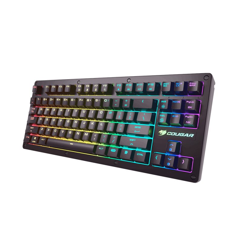 کیبورد باسیم گیمینگ کوگر مدل PURI TKL RGB (RED) 5