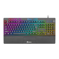 کیبورد باسیم گیمینگ گرین مدل GK703-RGB - مشکی, گارانتی گرین