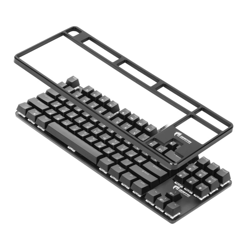 کیبورد باسیم گیمینگ گرین مدل GK801-RGB 4