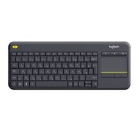 کیبورد بی سیم لاجیتک مدل K400 Plus - مشکی
