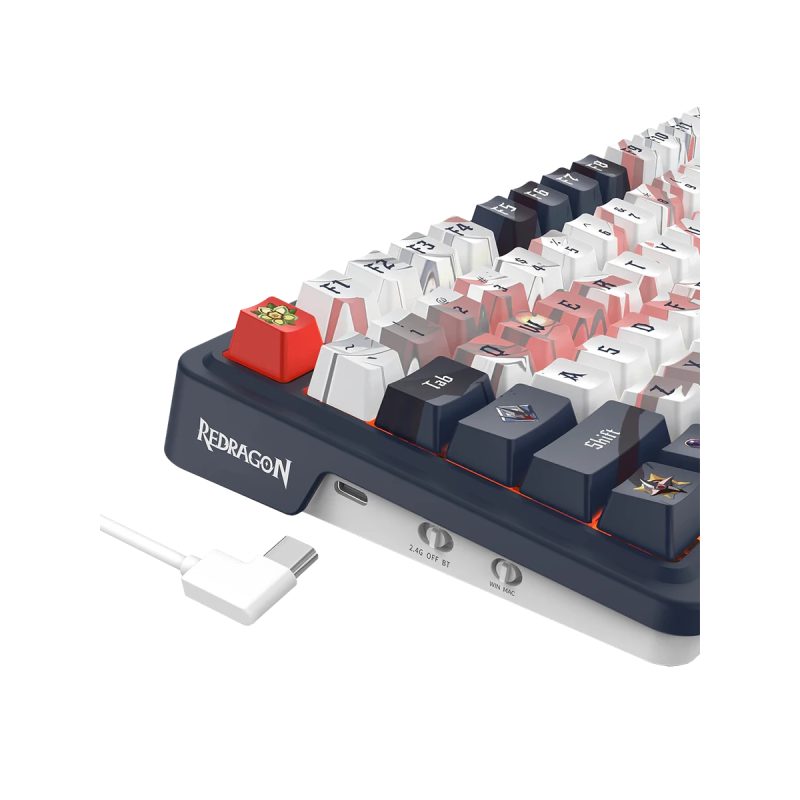کیبورد بی سیم گیمینگ ردراگون مدل EISA K686 AK PRO RGB 5