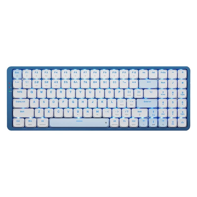کیبورد بی سیم گیمینگ ردراگون مدل EVA PRO K684 WB RGB - سفید آبی, گارانتی اصلی