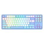 کیبورد بی سیم گیمینگ ردراگون مدل K707 WBB RGB - سفید آبی, گارانتی اصلی