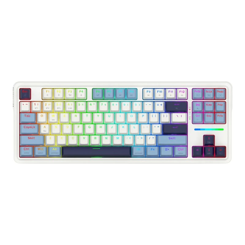 کیبورد بی سیم گیمینگ ردراگون مدل K728 WBB PRO RGB - چند رنگ, گارانتی اصلی