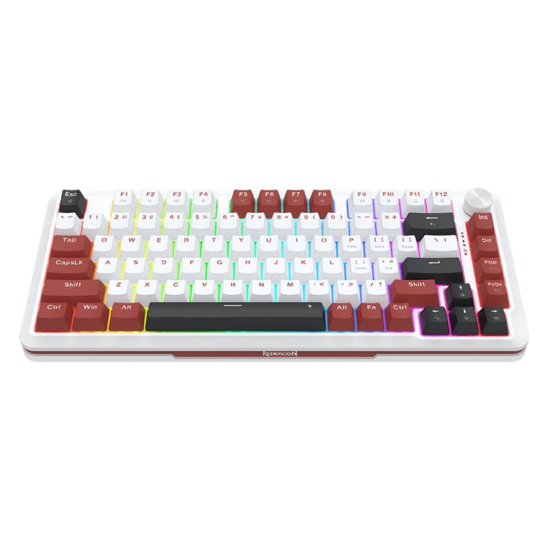 کیبورد بی سیم گیمینگ ردراگون مدل Stormhunter K721 WRB RGB 5