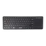 کیبورد بی‌سیم بیاند تاچ پد دار مدل BK-6801 - ۱۸ ماه گارانتی شرکتی, مشکی