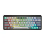 کیبورد بی‌سیم گیمینگ فنتک مدل ATOM PRO63 MK912 - خاکستری, 18 ماه گارانتی داده پرداز رایانه متین