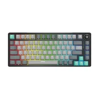 کیبورد بی‌سیم گیمینگ فنتک مدل ATOM PRO83 MK913 - مشکی, 18 ماه گارانتی داده پرداز رایانه متین