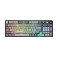 کیبورد بی‌سیم گیمینگ فنتک مدل ATOM PRO96 MK914 - مشکی, 18 ماه گارانتی داده پرداز رایانه متین