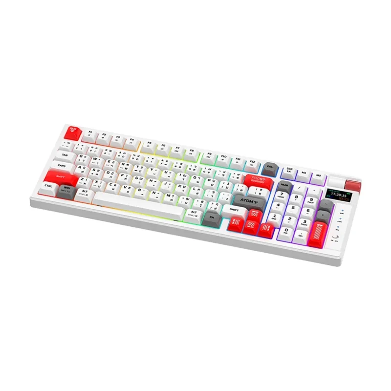 کیبورد بی‌سیم گیمینگ فنتک مدل ATOM PRO97 MK918 2