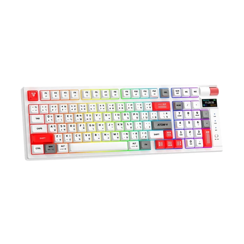 کیبورد بی‌سیم گیمینگ فنتک مدل ATOM PRO97 MK918 5