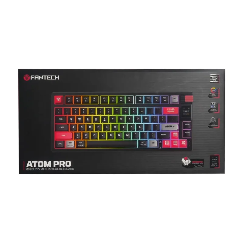 کیبورد بی‌سیم گیمینگ فنتک مدل ATOM PRO97 MK918 6