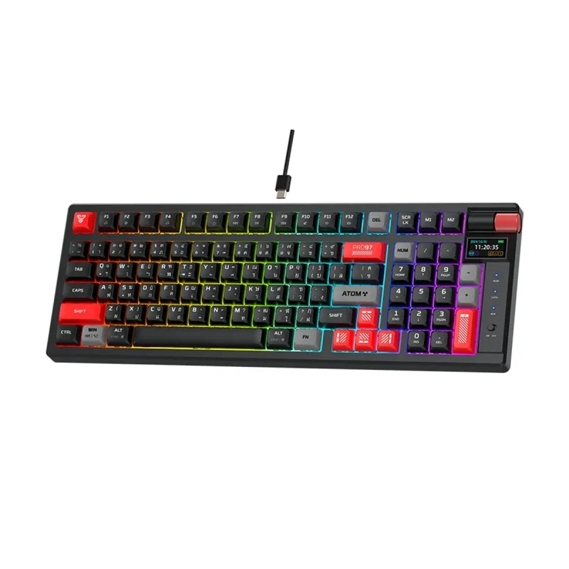 کیبورد بی‌سیم گیمینگ فنتک مدل ATOM PRO97 MK918 8