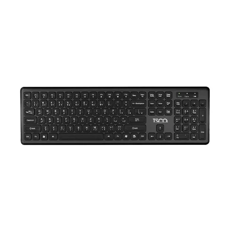 کیبورد تسکو مدل TK7005W - مشکی, گارانتی توسن سیستم