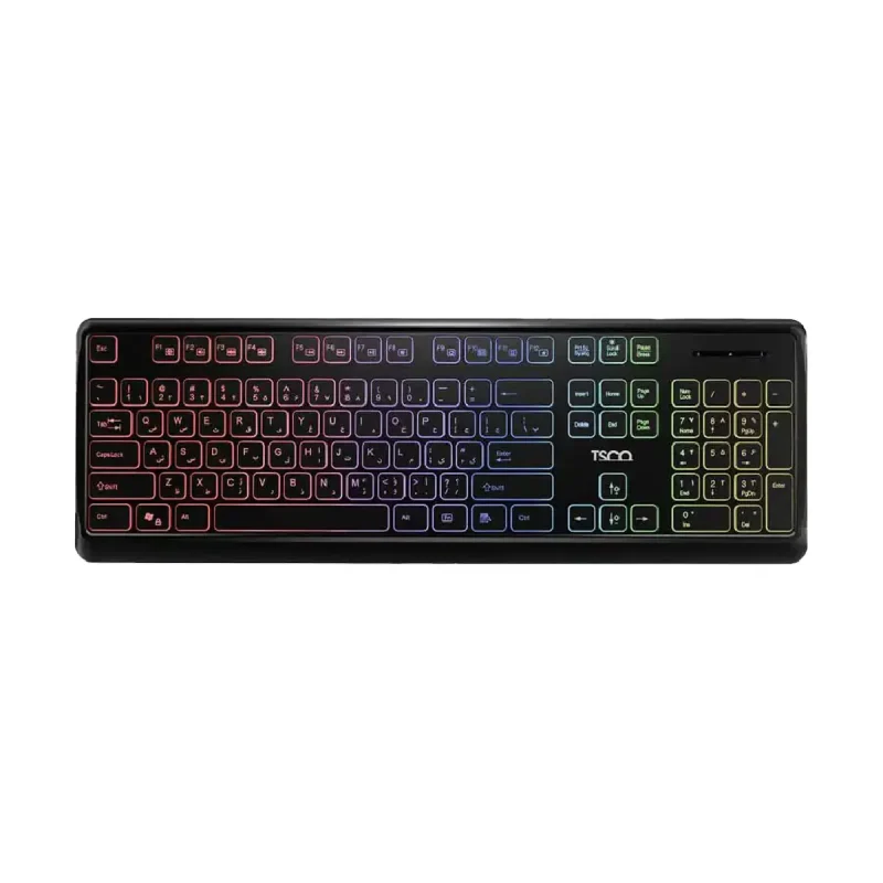 کیبورد تسکو مدل TK8049 - مشکی, گارانتی توسن سیستم