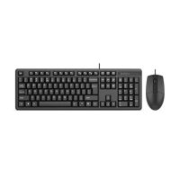 کیبورد و ماوس باسیم ای فورتک مدل KK-3330S - مشکی, 18 ماه گارانتی نوترونیک