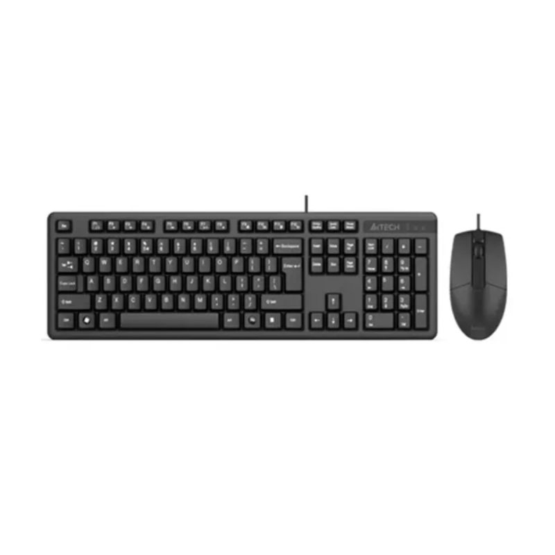 کیبورد و ماوس باسیم ای فورتک مدل KK-3330S - مشکی, 18 ماه گارانتی نوترونیک