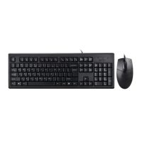 کیبورد و ماوس باسیم ای فورتک مدل KR-8372S - مشکی, 18 ماه گارانتی نوترونیک
