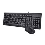 کیبورد و ماوس باسیم ای فورتک مدل KR-8372S 4
