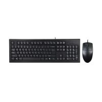 کیبورد و ماوس باسیم ای فورتک مدل KR-8520DS - مشکی, 18 ماه گارانتی نوترونیک