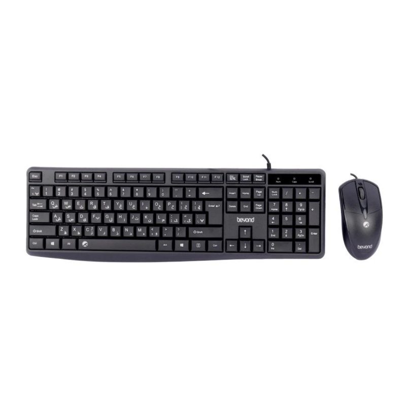 کیبورد و ماوس باسیم بیاند مدل BMK-3375 - مشکی, ۱۸ ماه گارانتی شرکتی