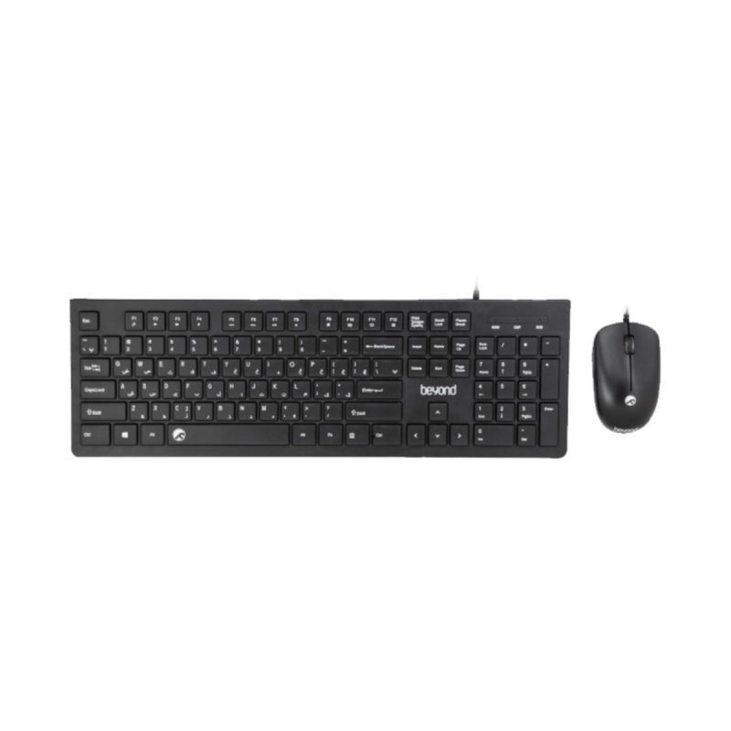 کیبورد و ماوس باسیم بیاند مدل BMK-3422 - مشکی, ۱۸ ماه گارانتی شرکتی