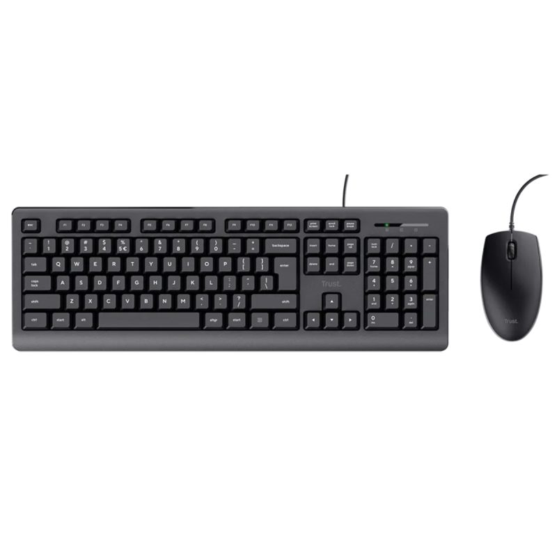 کیبورد و ماوس باسیم تراست مدل TKM 250 2
