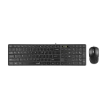 کیبورد و ماوس بی‌سیم جنیوس مدل KM-8206S - ۱۸ ماه گارانتی شرکتی, مشکی