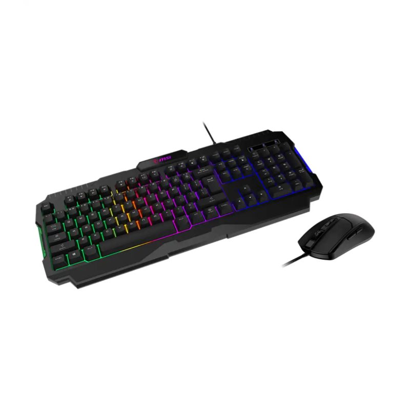 کیبورد و ماوس باسیم گیمینگ ام اس آی مدل FORGE GK100 COMBO 2