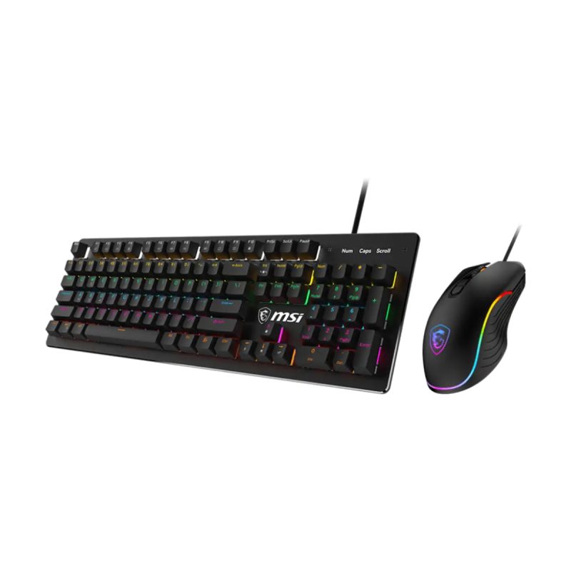 کیبورد و ماوس باسیم گیمینگ ام اس آی مدل FORGE GK300 COMBO 3