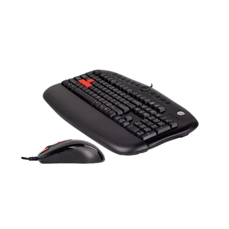 کیبورد و ماوس باسیم گیمینگ ای فورتک مدل KX-2810BK 3
