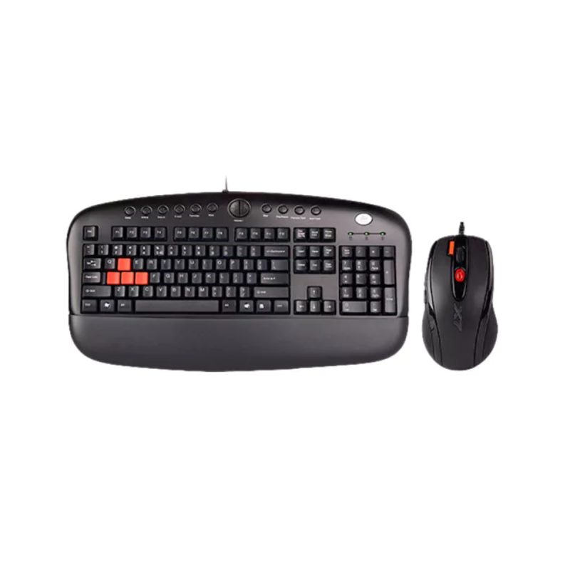 کیبورد و ماوس باسیم گیمینگ ای فورتک مدل KX-2810BK - مشکی, 18 ماه گارانتی نوترونیک کیبورد و ماوس باسیم گیمینگ ای فورتک مدل KX-2810BK - مشکی, 18 ماه گارانتی نوترونیک
