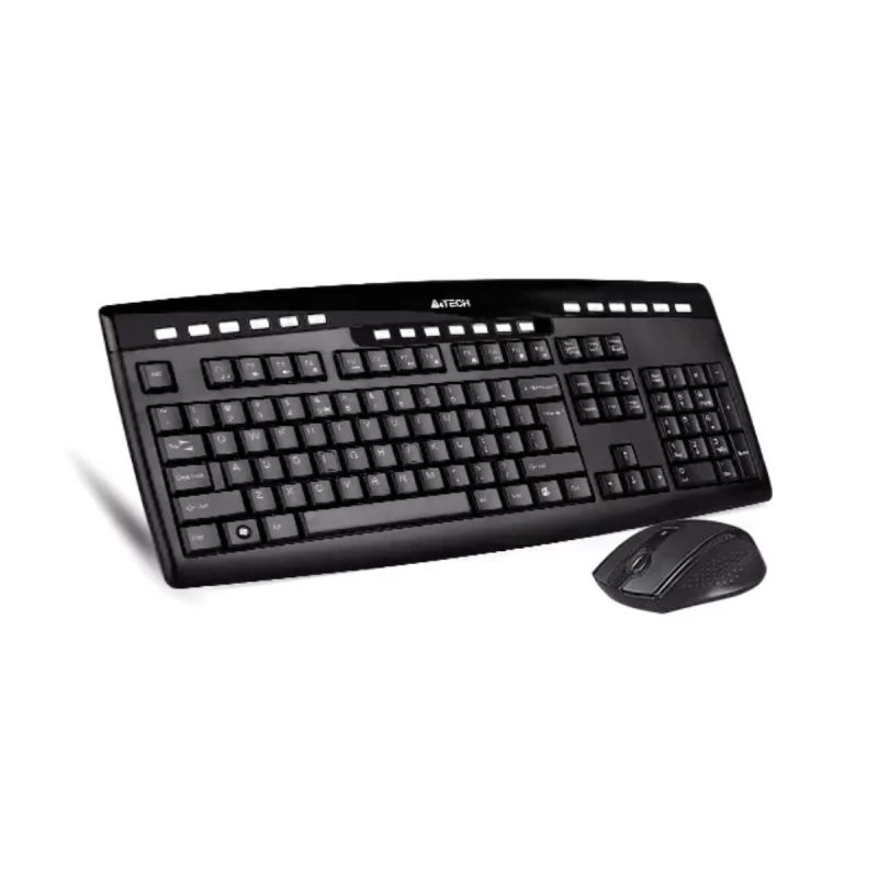 کیبورد و ماوس بی سیم ای فورتک مدل 9200F 2