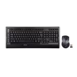 کیبورد و ماوس بی سیم ای فورتک مدل 9300F - مشکی, 18 ماه گارانتی نوترونیک