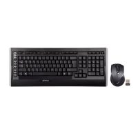 کیبورد و ماوس بی سیم ای فورتک مدل 9300F - مشکی, 18 ماه گارانتی نوترونیک