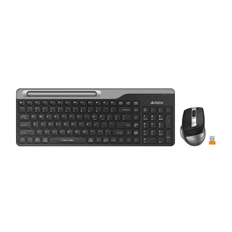 کیبورد و ماوس بی سیم ای فورتک مدل FB2535CS - مشکی, 18 ماه گارانتی نوترونیک