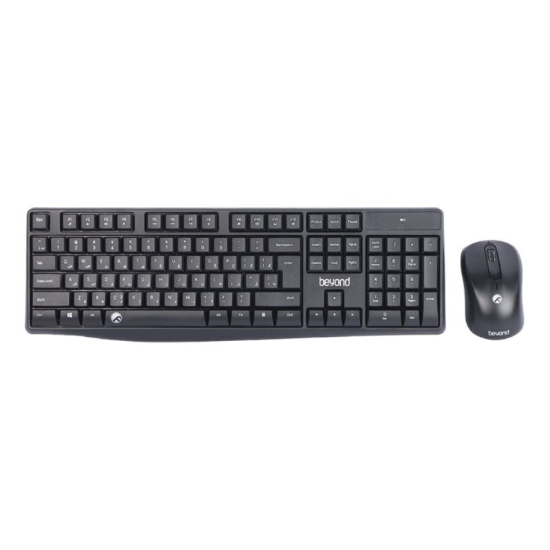 کیبورد و ماوس بی سیم بیاند مدل BMK-5110 RF - مشکی, ۱۸ ماه گارانتی شرکتی
