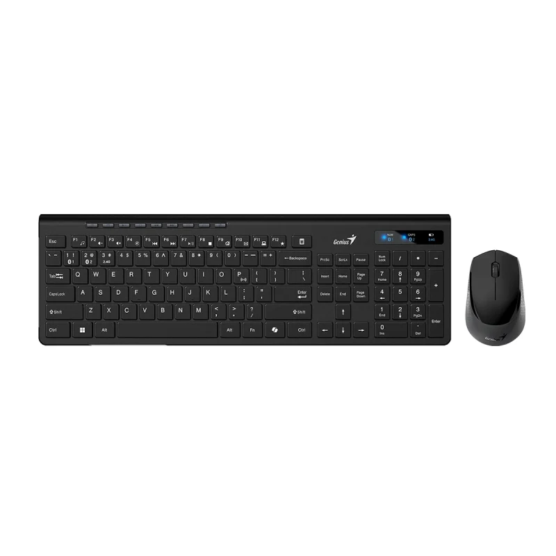 کیبورد و ماوس بی‌سیم جنیوس مدل SlimStar 8230 2