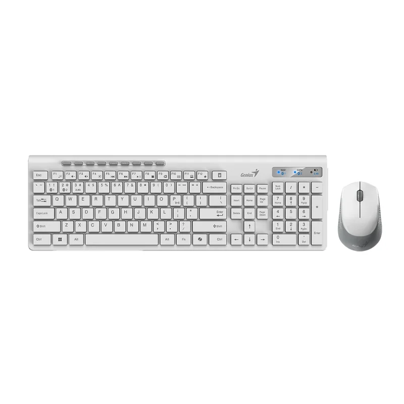 کیبورد و ماوس بی‌سیم جنیوس مدل SlimStar 8230 4