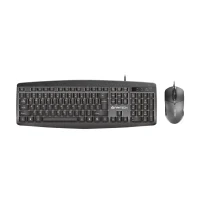 کیبورد و ماوس بی‌سیم فنتک مدل KM-100 - مشکی, 18 ماه گارانتی داده پرداز رایانه متین