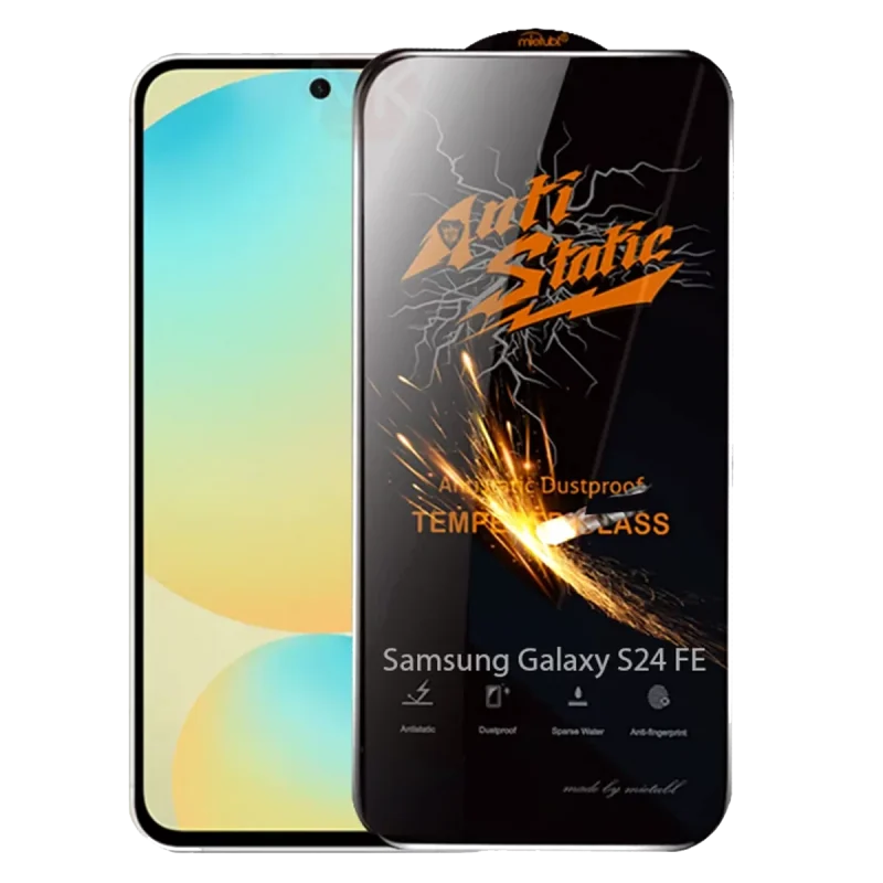 گلس گوشی سامسونگ Galaxy S24FE/A56/A36 میتوبل مدل آنتی استاتیک - گارانتی اصالت و سلامت فیزیکی