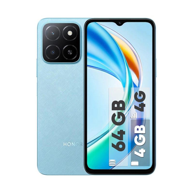 گوشی موبایل آنر مدل X5b 4G حافظه 64 گیگابایت و رم 4 - آبی, ۱۸ ماه گارانتی شرکتی - رجیستر شده + کد فعالسازی