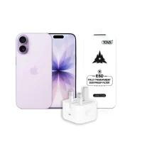 گوشی موبایل اپل مدل iPhone 17 حافظه 256 گیگابایت و رم 8 (CH/A – Not Active) +گلس full transparent سری آنتی استاتیک اورجینال+شارژر - سبز, ۱۸ ماه گارانتی شرکتی - رجیستر شده + کد فعالسازی