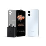 گوشی موبایل سامسونگ مدل Galaxy A06 5G حافظه 128 گیگابایت و رم 4 گیگابایت + شارژر اورجینال + گلس + قاب - مشکی, ۱۸ ماه گارانتی شرکتی